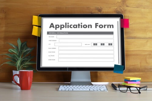 Complete your Bankruptcy application form